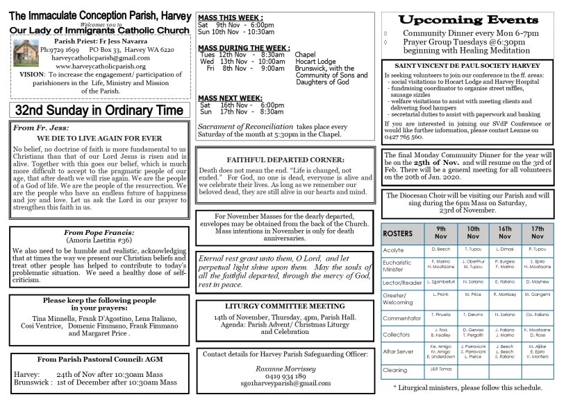 32nd Sunday in Ordinary Time