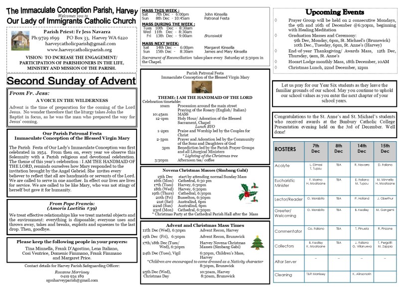 2nd Sunday of Advent
