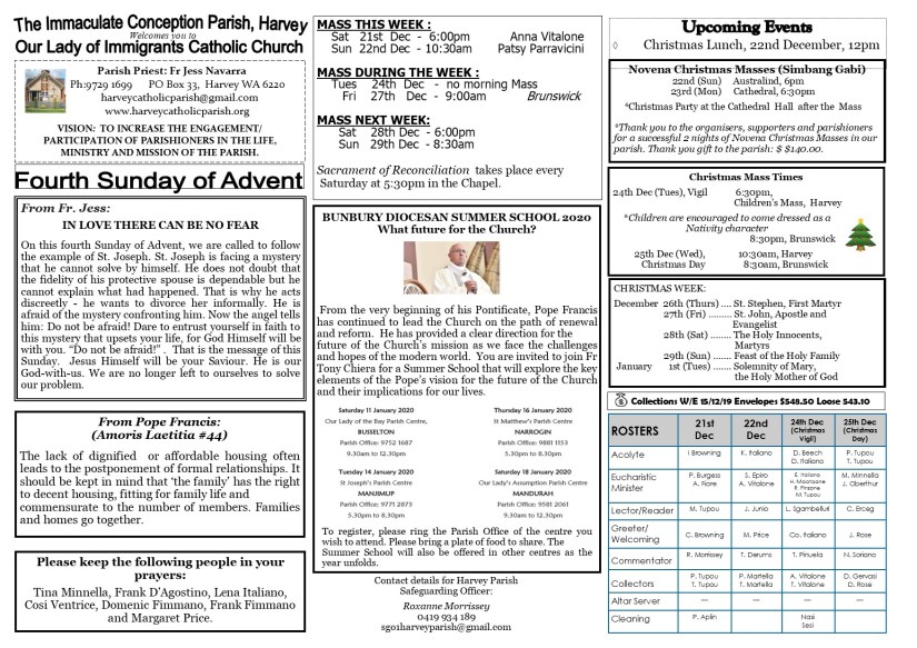 4th Sunday of Advent